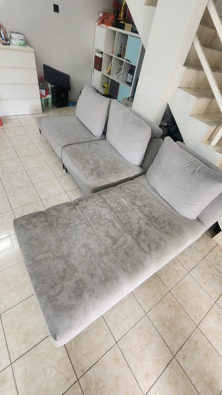 Sofa and carpet finished
